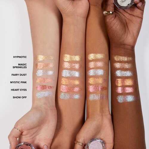 Too Faced Disco Crush High Shine Glitter Eye + Face Sparkle sjenilo za oči sa &amp;scaron;ljokicama nijansa Mystic Pink 1,5 g Slike