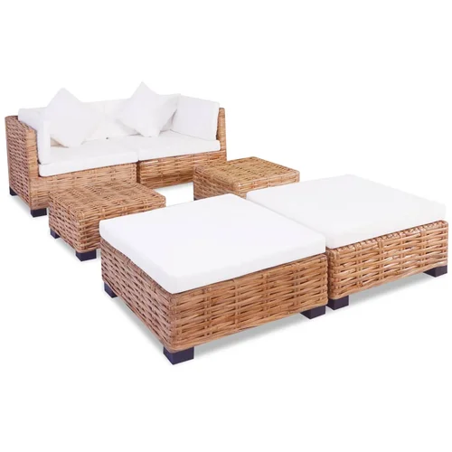 SOFA Set 16 kom Prirodni Ratan