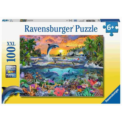 Ravensburger puzzle – Tropski raj - 100 delova Slike