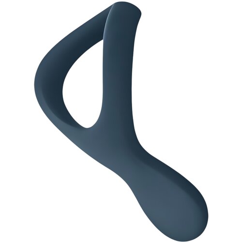 Boners silikonski prsten za penis (siva) Slike