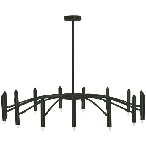 Toolight stropna svjetiljka sa staklenom kuglom APP1196-15CP black Slike