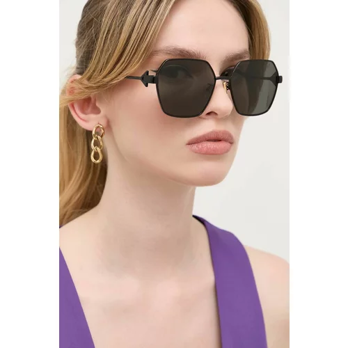 Bottega Veneta Sončna očala ženski, črna barva