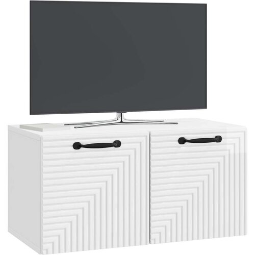  ormar za zid Zidne Bijela visokog sjaja 59 5 x 31 x 30 cm Slike