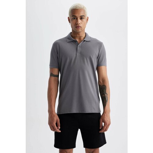 Defacto Slim Fit Polo Collar Pique T-Shirt Slike