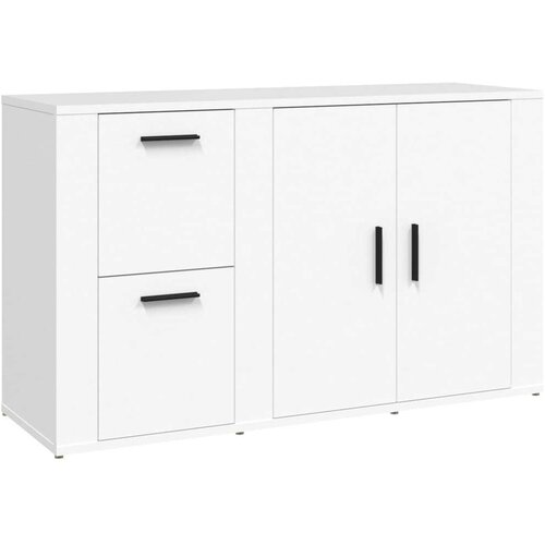 VidaXL Komoda bijela 100 x 33 x 59,5 cm od konstruiranog drva Slike