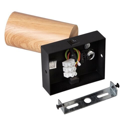  Brilagi - Zidno spot svetlo SELE 1xGU10/30W/230V crna/dekor hrasta Slike