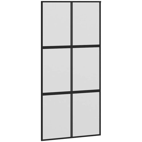  Klizna vrata s priborom 102,5x205 cm kaljeno staklo i aluminij Slike