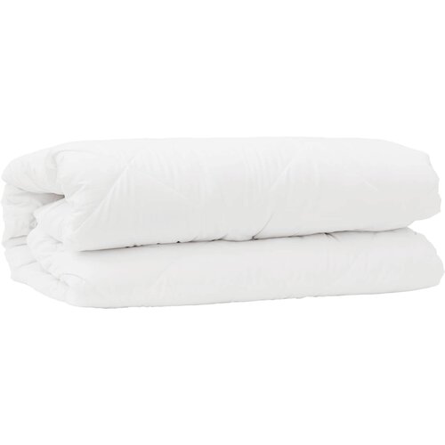  Set deka s jastukom 2 kom. Bijelo Mikrofibra Bijela 135 x 220 cm Slike