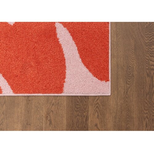 FD Rdeča/rožnata otro&amp;scaron;ka preproga 120x170 cm Hugsy Coral &amp;ndash; Slike