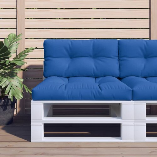  The Living Store Blazina za kavč iz palet kraljevsko modra 70x40x12 cm - Blazina Za Palete, (21487288) Cene