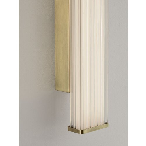 Nova Luce Metalna LED zidna lampa mat zlatna Misty &amp;ndash; Slike