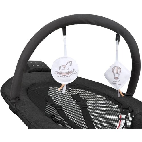 Kikka Boo njihalica za bebe Zazu Black, 0-9kg Slike