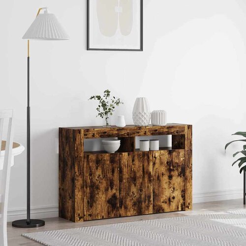  Kreveta Dimljeni hrast 116 x 30 x 75 cm Konstruirano drvo Cijene