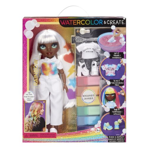 Rainbow High WaterColor &amp;amp; Create Dolls - Green Eyes Slike