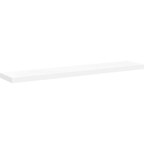  Plutajuće zidne police 4 kom bijele 120 x 23,5 x 3,8 cm MDF Slike