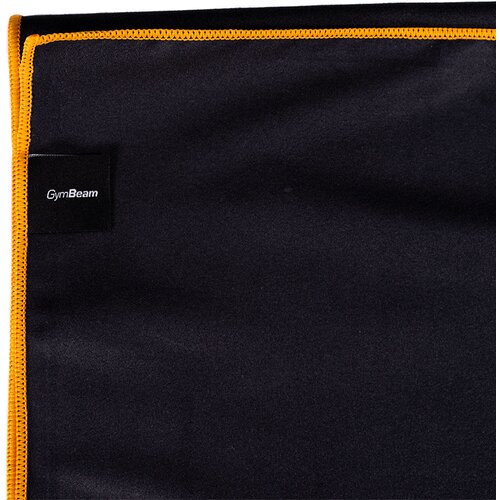 GymBeam Brzosu&amp;scaron;eći sportski ručnik Black/Orange Slike