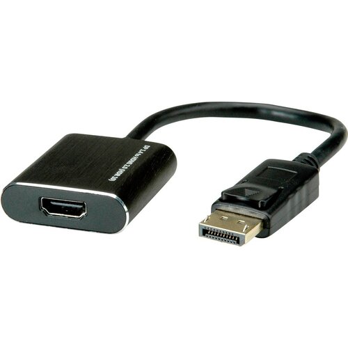 Roline displayport / hdmi adapterski kabel displayport vtič\, hdmi-a vtičnica 0.15 m črna 12.03.3164 displayport kabel, (20419550) Cene