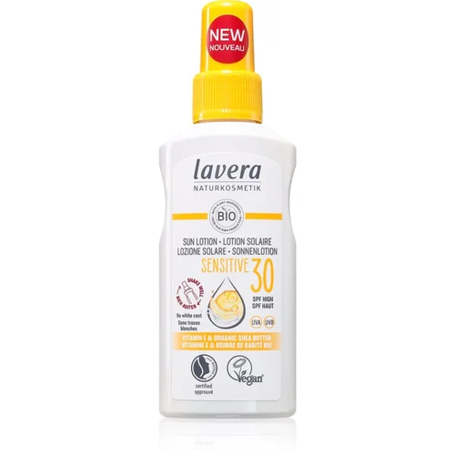 Lavera Sensitive losjon za sončenje SPF 30 100 ml