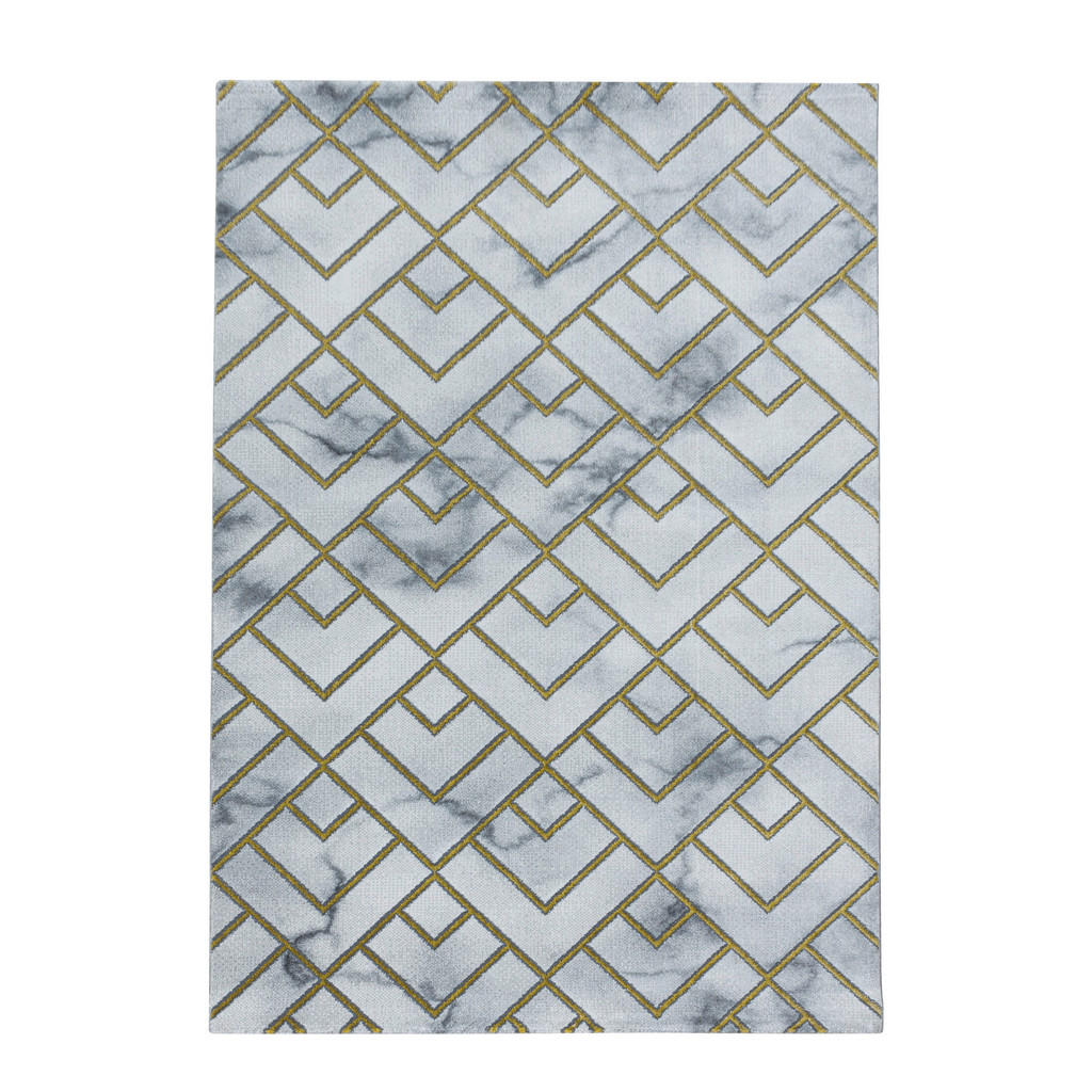 Lesnina XXXL TKANA PREPROGA Naxos 3813 gold 140/200 cm tkano zlate barve Cene