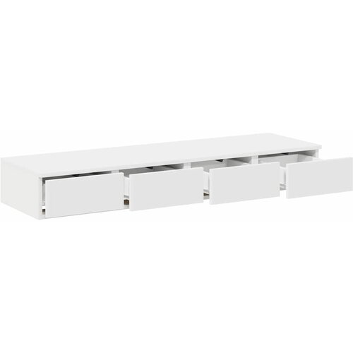 Ladice za krevet Bijelo 120 x 36,5 x 16,5 cm Konstruirano drvo Slike