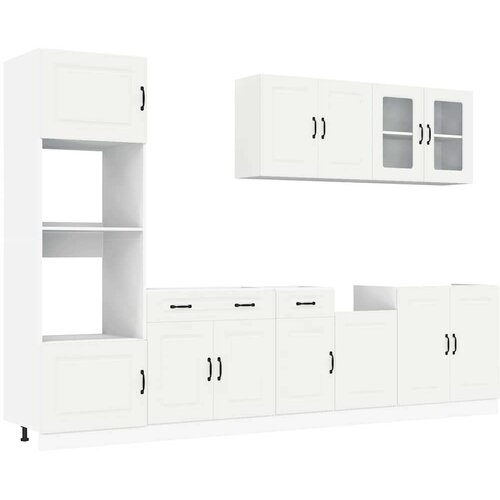 vidaXL Set kuhinjskih elementa od 7 dijelova "Kalmar" bijelo Cijene