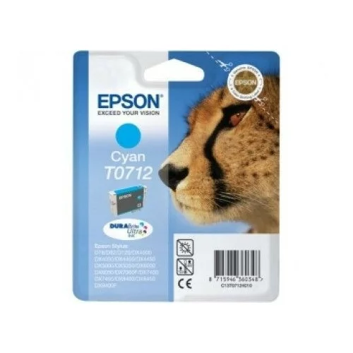 Epson T0712 ink cartridge Cyan 6 ml C13T07124012
