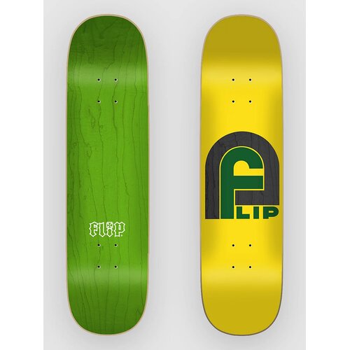 Flip Gate Logo Yellow 8.125&amp;quot;X31.5&amp;quot; Skateboard Dec uni Slike