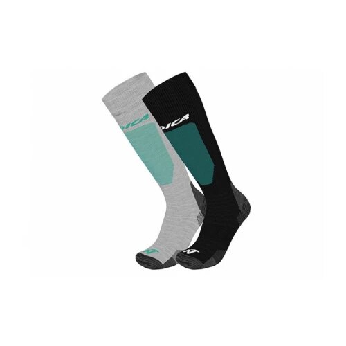 Čarape NORDICA UNI 2.0 2 para black teal-grey teal 36-38 (S) 39-41 (M) Cene