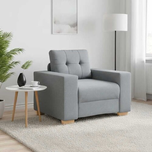 SOFA fotelja svijetlosiva 100x78x80 cm tkanina - Svjetlosiva 1 100 cm Cijene