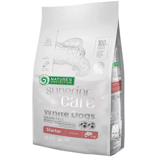 Nature's Protection SC Hrana za štence sa belom dlakom Superior Care Starter All Breeds - 1.5 kg Cene
