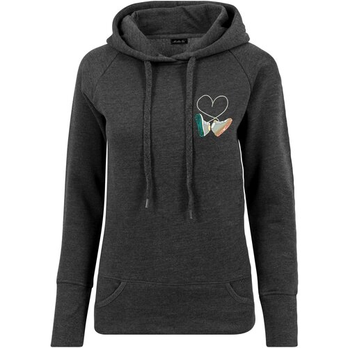 MT Ladies Damen Ladies Kicks Love EMB Hoody charcoal Slike
