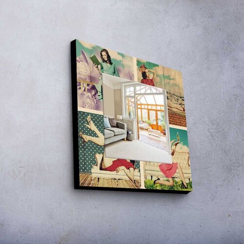 Wallity ogledalo MA-029, 50x50cm Cene