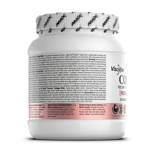Amix Viscofan&amp;reg; Collagen Drink Vanila 300 g &amp;ndash; Kolagen sa Hijaluronom i Magnezijumom Slike