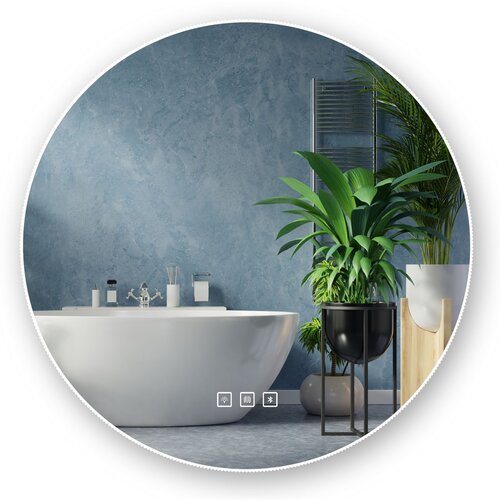 Tutumi stensko ogledalo led 60cm round bluetooth Slike