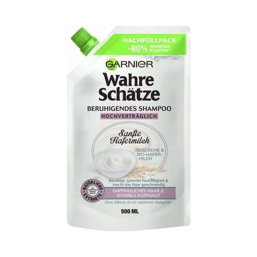 Garnier Ultimate Blend pomirjujoči &amp;scaron;ampon nežno ovseno mleko - ponovno polnjenje Slike