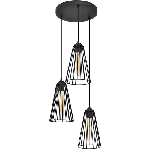  Luster na sajli TORRI 3xE27/15W/230V crni Cene