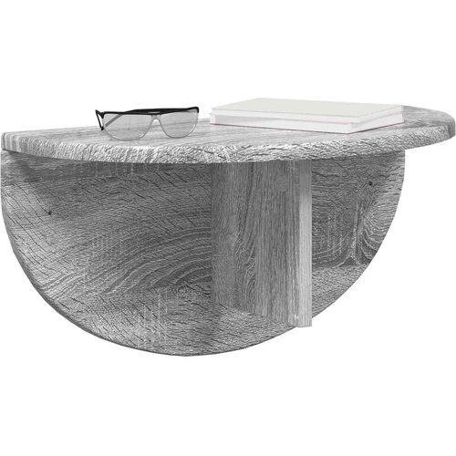  Polica na zidu Zidne 2 pcs Siva Sonoma 48 x 24 x 24 cm Slike