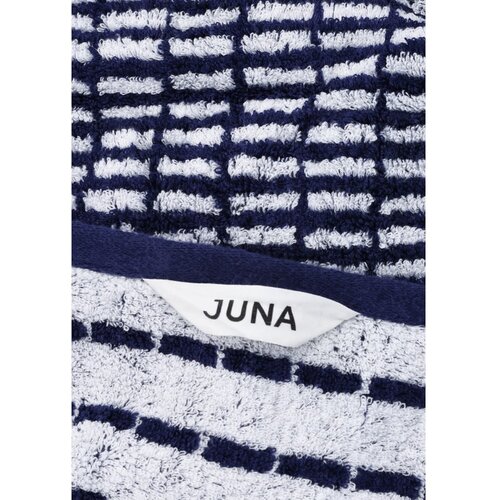 JUNA Belo-modra frotirna brisača iz me&amp;scaron;anice bambusa 50x100 cm Nuance &amp;ndash; Slike