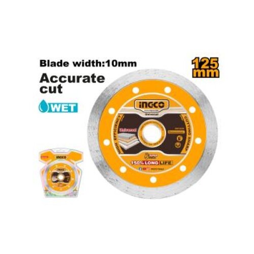 Ingco dmd021251 dijamantski rezni disk za mokro sečenje 125mm ( DMD021251 ) Slike