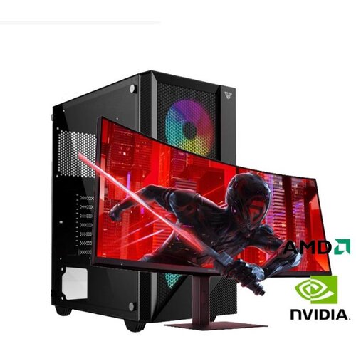  računar Ryzen 5 5500, 16GB, 240GB + 1TB , RTX 3060 12GB i monitor Xiaomi Curved 34&amp;quot; G34WQi Slike