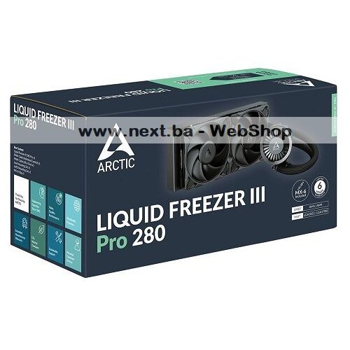  Vodeno hlađenje za procesor Arctic Liquid Freezer III Pro 28 Slike