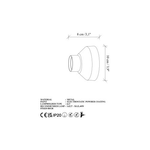 Opviq vall lamp zidna cream spot 14206 Slike