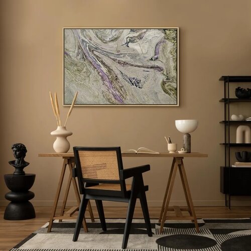  Slika - Colorful Rock (1 Part) Wide - Third Variant 120x80 U prirodnom drvenom okviru Slike