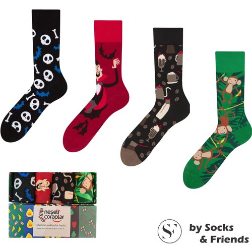 Socks & Friends Set Čarapa 4/1 Scary and Goofy Slike