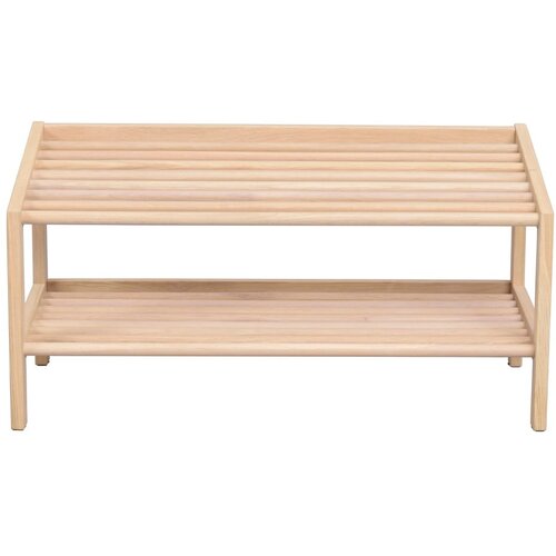 Rowico Stojalo za čevlje iz masivnega hrasta v naravni barvi Hillmond – Cene