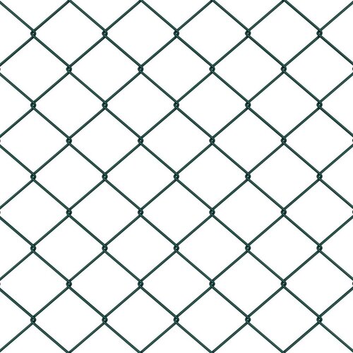 VidaXL Ograda s lančanim vezom Zelena 1.5x10 m Čelik Slike