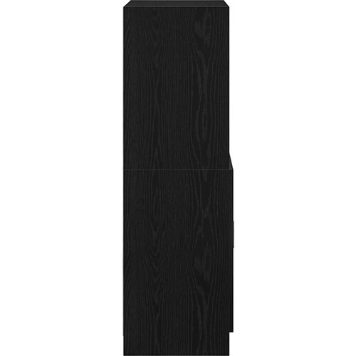 VidaXL kuhinjski ormarić crni 57x41,5x131,5 cm od konstruiranog drva Slike