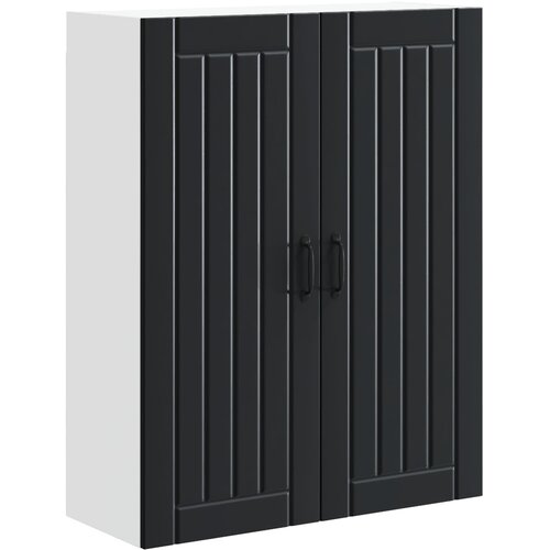  Ormar za Zid Lucca Crna 80 x 31 x 100 cm Konstruirano drvo Slike