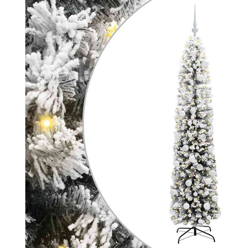 vidaXL Umestno božično drevo Zelena 180 cm PVC in Jeklo in Plastika, (5000066777) Cene