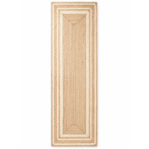 Hanse Home Kremno bel/v naravni barvi ročno tkan tekač iz jute 70x200 cm Jutta &amp;ndash; Slike